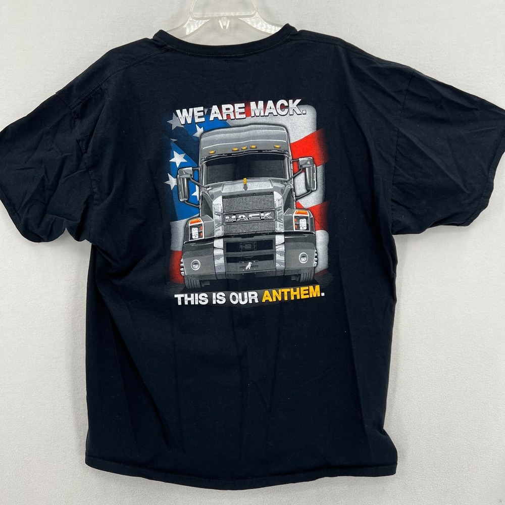 Mack Truck Tee Shirt Mens Size 2XL Black This is Our Anthem Short Sleeve‎ Cotton